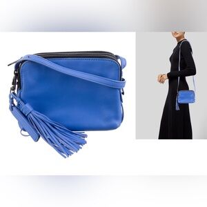 Loeffler Randall Trio- style crossbody mini bag convertible clutch blue